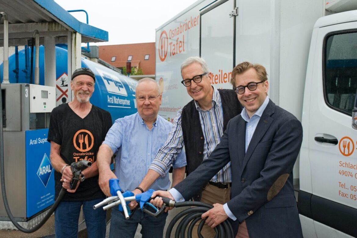 Evangelische Stiftungen und Fip übernehmen weiterhin Spritkosten der Tafel von 60.000 Euro pro Jahr