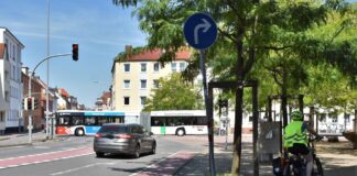 Radfahrer auf Irrwegen