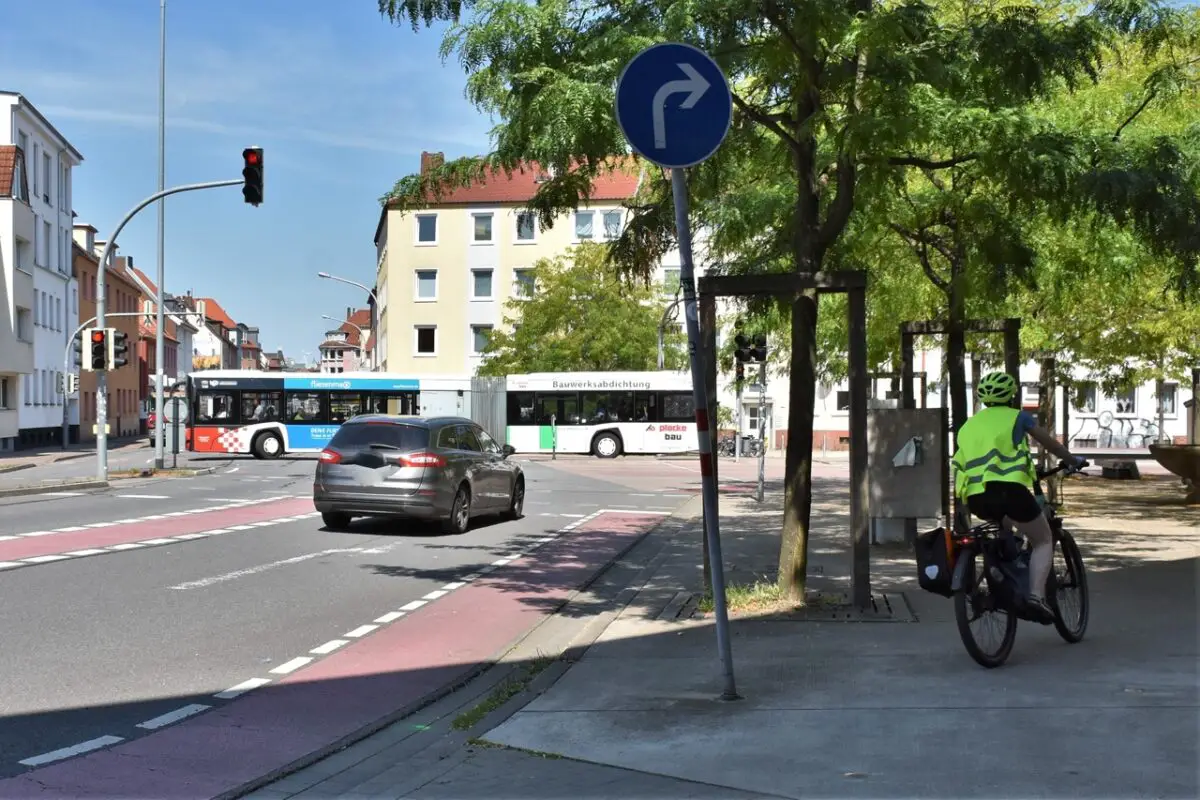 Radfahrer auf Irrwegen