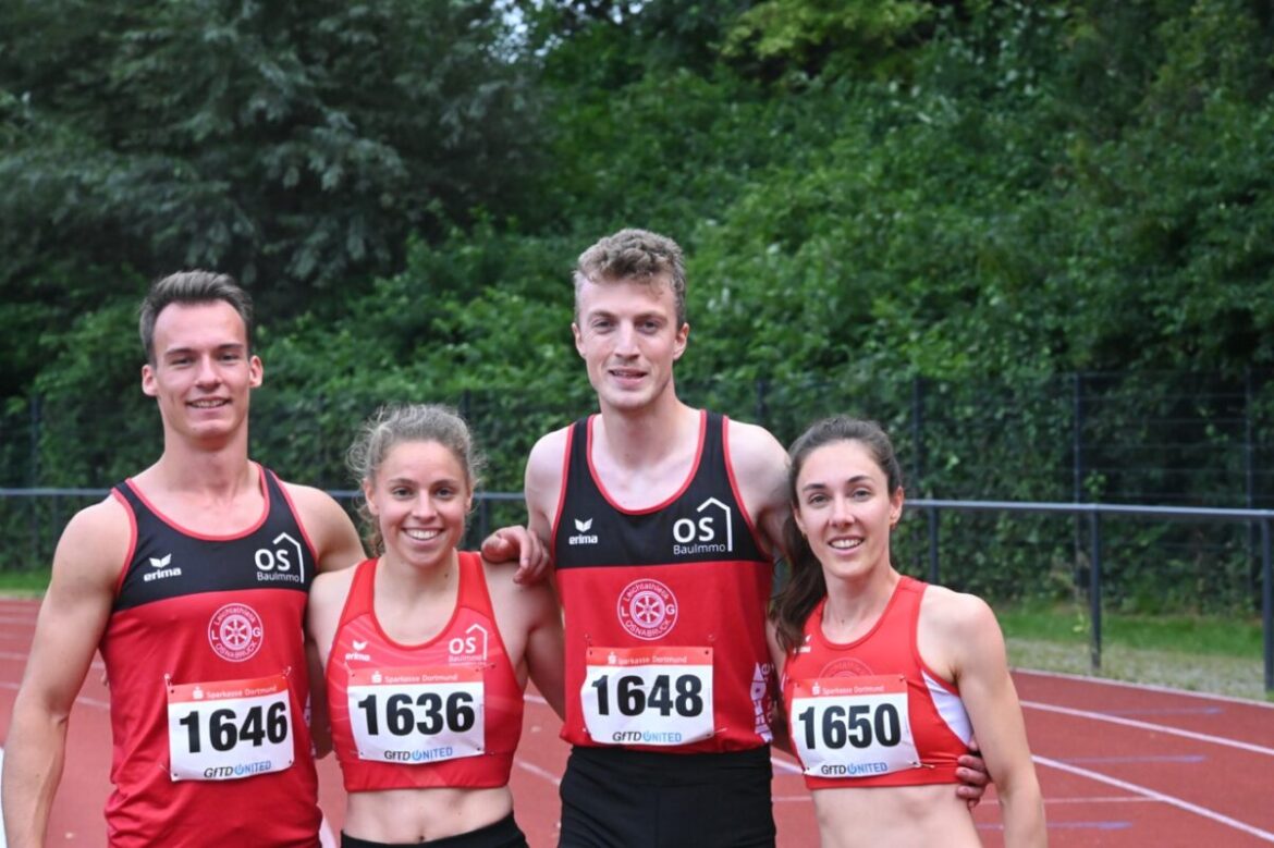 Mixed-Staffel der LG Osnabrück