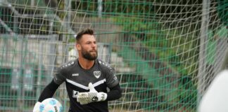 Philipp Kühn im Münster-Trainingsoutfit.