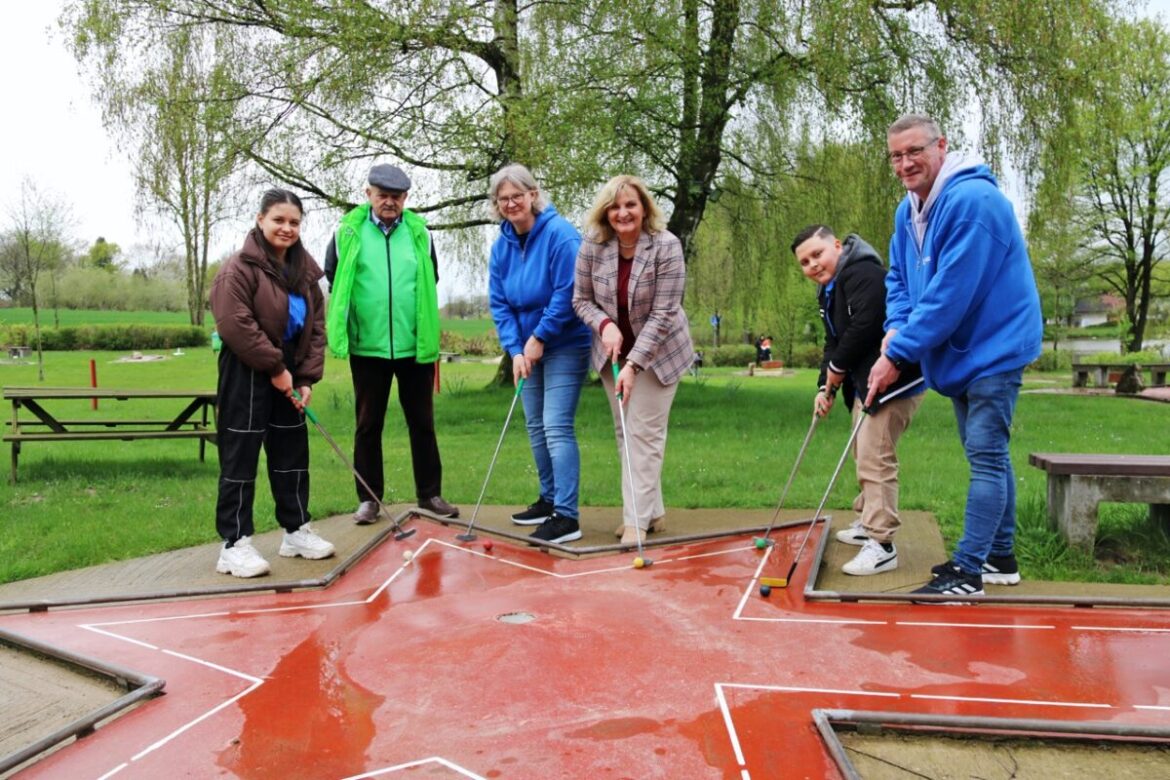 Minigolf-Anlage in GmHütte