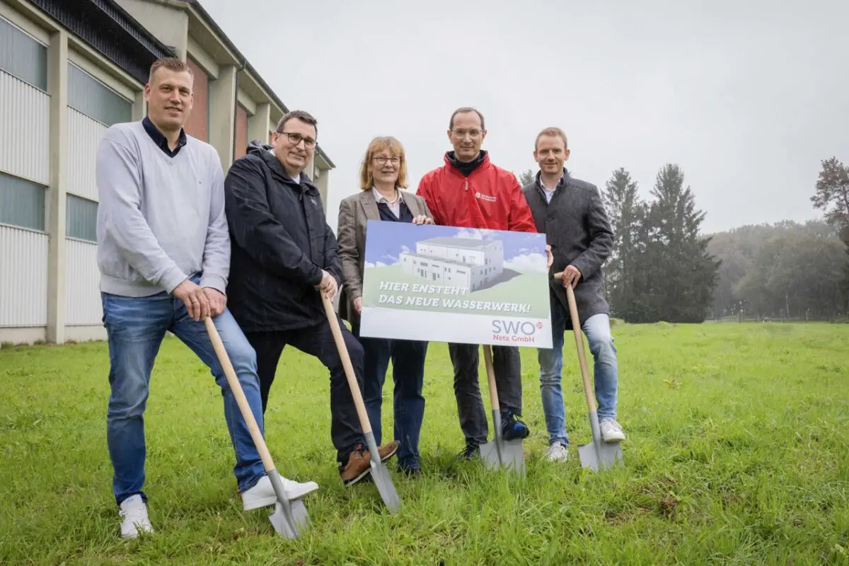 Neues Wasserwerk in Thiene / Foto: Swaantje Hehmann