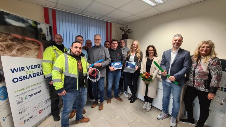 Glasfasernetz im Landkreis Osnabrück wächst