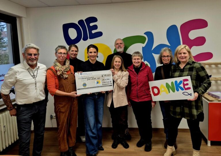 Spendenübergabe zugunsten der Arche Osnabrück