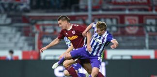 Fridolin Wagner (VfL Osnabrück) im Zweikampf /