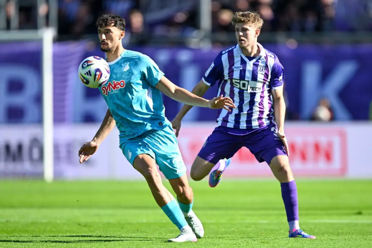 Frederik Christensen (VfL Osnabrück) im Zweikampf.