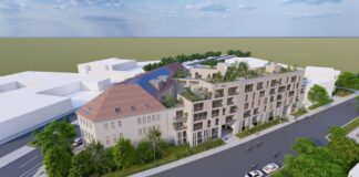 Urbanes Viertel im Fledder