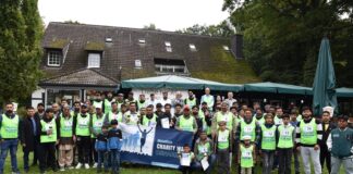 Teilnehmende beim Charity Walk der Ahmadiyya Jamaat Majlis Ansarullah Osnabrück. / Foto: Ahmadiyya Muslim Gemeinde