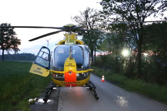 Großeinsatz: Mehrere Schwerverletzte und eine eingeklemmte Person nach PKW-Crash in Bad Iburg