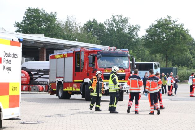 Anschlag in Nordhorn - Großübung von Polizei und Rettungskräften