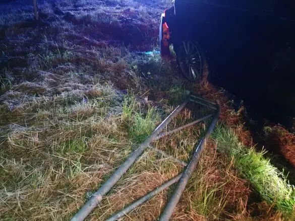 Betrunkener Autofahrer verliert auf Autobahn 30 Kontrolle über PKW - Reifen ohne Profil