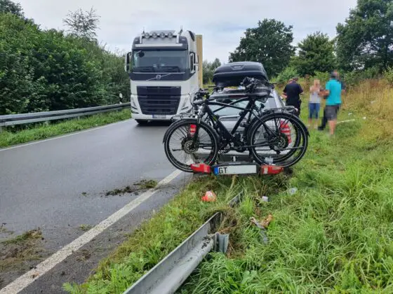 PKW-Unfälle im Autobahnkreuz Osnabrück-Süd enden glimpflich