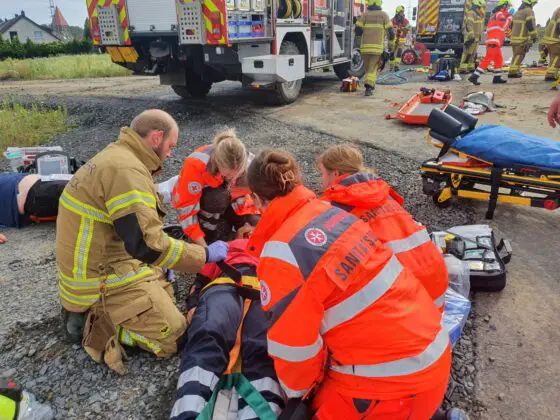 Alarm am Samstagmorgen: Übung von ehrenamtlichem Rettungsdienst und Feuerwehr in Voxtrup