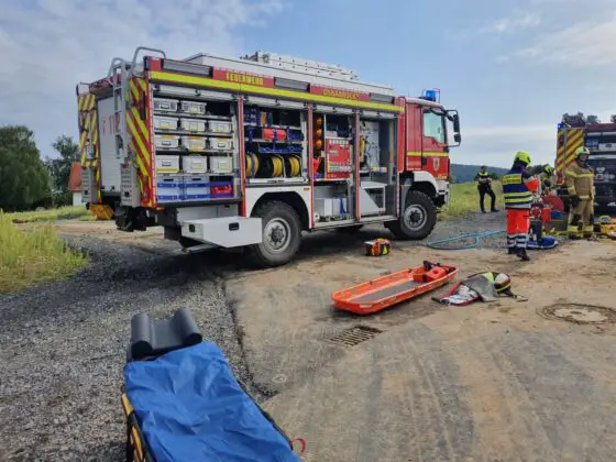 Alarm am Samstagmorgen: Übung von ehrenamtlichem Rettungsdienst und Feuerwehr in Voxtrup