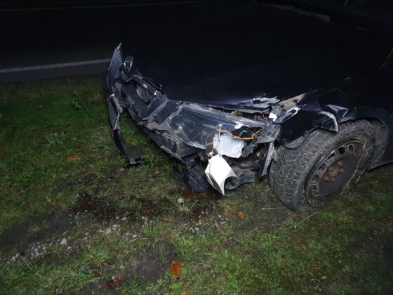 PKW-Unfall in Autobahnkreuz Osnabrueck-Süd zwischen A33 und A30 endet glimpflich