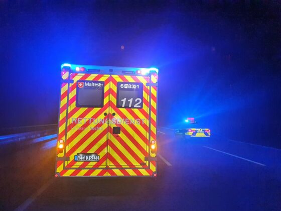 Nächtliche Auffahrunfälle auf der Autobahn A1 im Osnabrücker Land