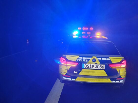 Polizeiauto bei Nacht (Symbolbild). / Foto: Heiko Westermann