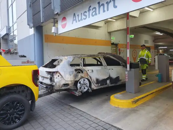 Nach Feuer in Parkhaus: So lief die Bergung der Autos mit Verbrennungs- und Elektromotoren