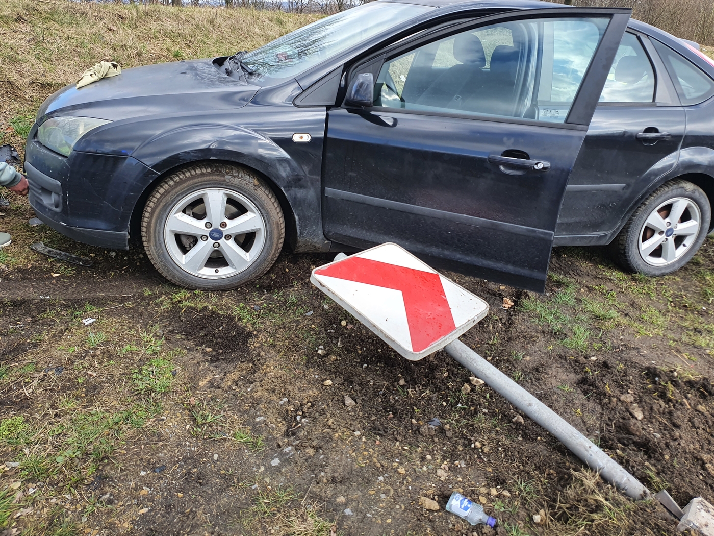 Wieder Unfall im Autobahnkreuz Osnabrück-Süd. / Foto: Heiko Westermann Wieder Unfall im Autobahnkreuz Osnabrück-Süd
