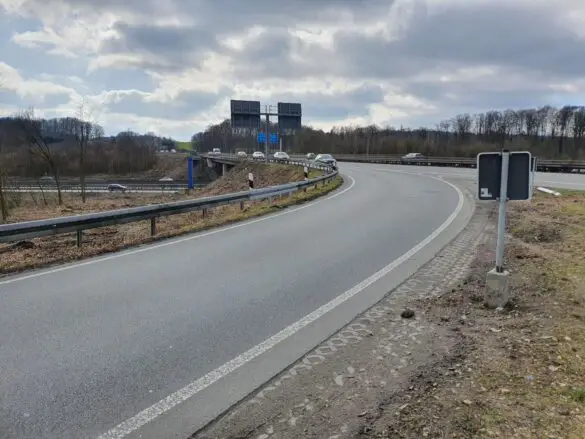 Wieder Unfall im Autobahnkreuz Osnabrück-Süd