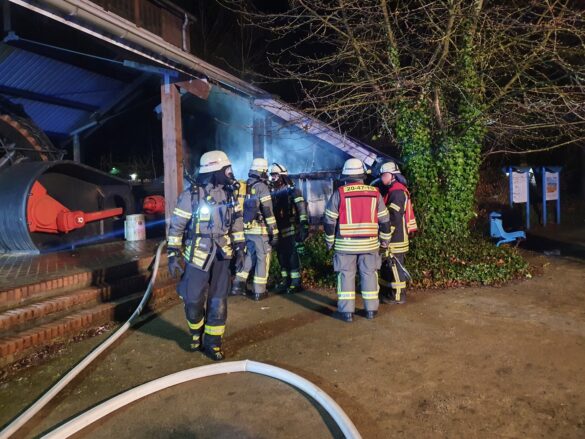 Feuerwehr im Einsatz: "Meller Generator" brannte