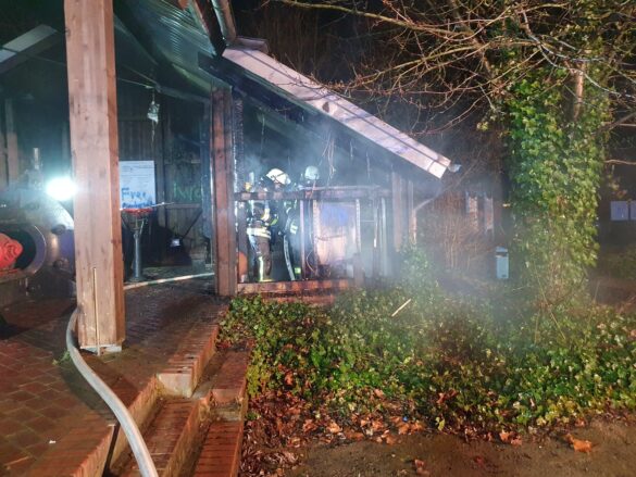 Feuerwehr im Einsatz: "Meller Generator" brannte