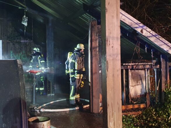 Feuerwehr im Einsatz: "Meller Generator" brannte