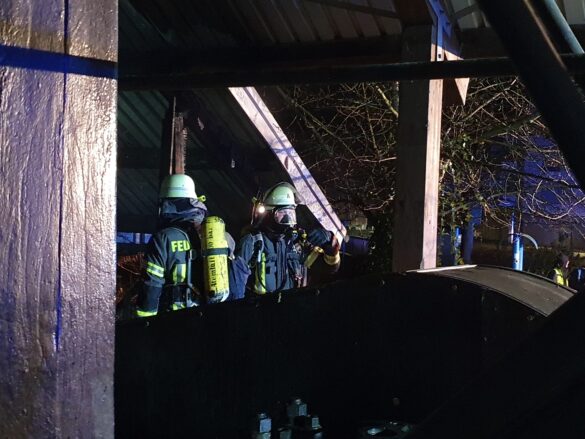 Feuerwehr im Einsatz: "Meller Generator" brannte