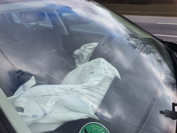 Auffahrunfall auf der Autobahn 1 am Kreuz Lotte-Osnabrück