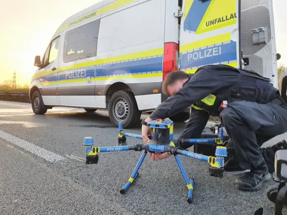 Schwerer Unfall auf der A30: Transporter prallt ins Heck eines LKW bei Lotte