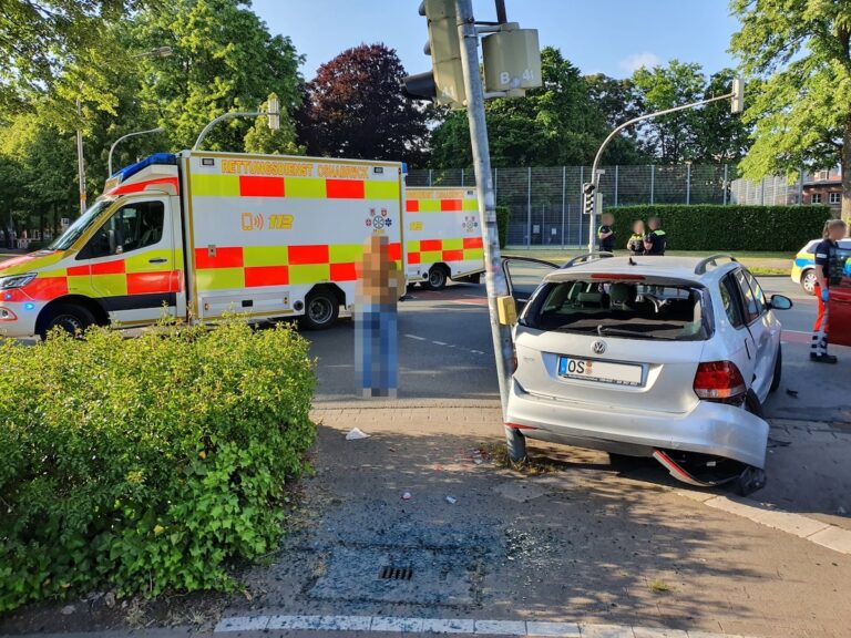 Unfall in der Osnabrücker Wüste