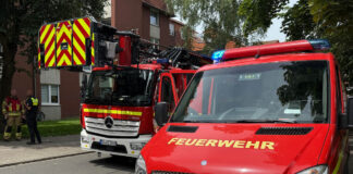 Feuerwehreinsatz in Osnabrück Eversburg