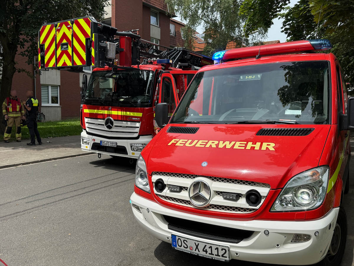 Feuerwehreinsatz in Osnabrück Eversburg