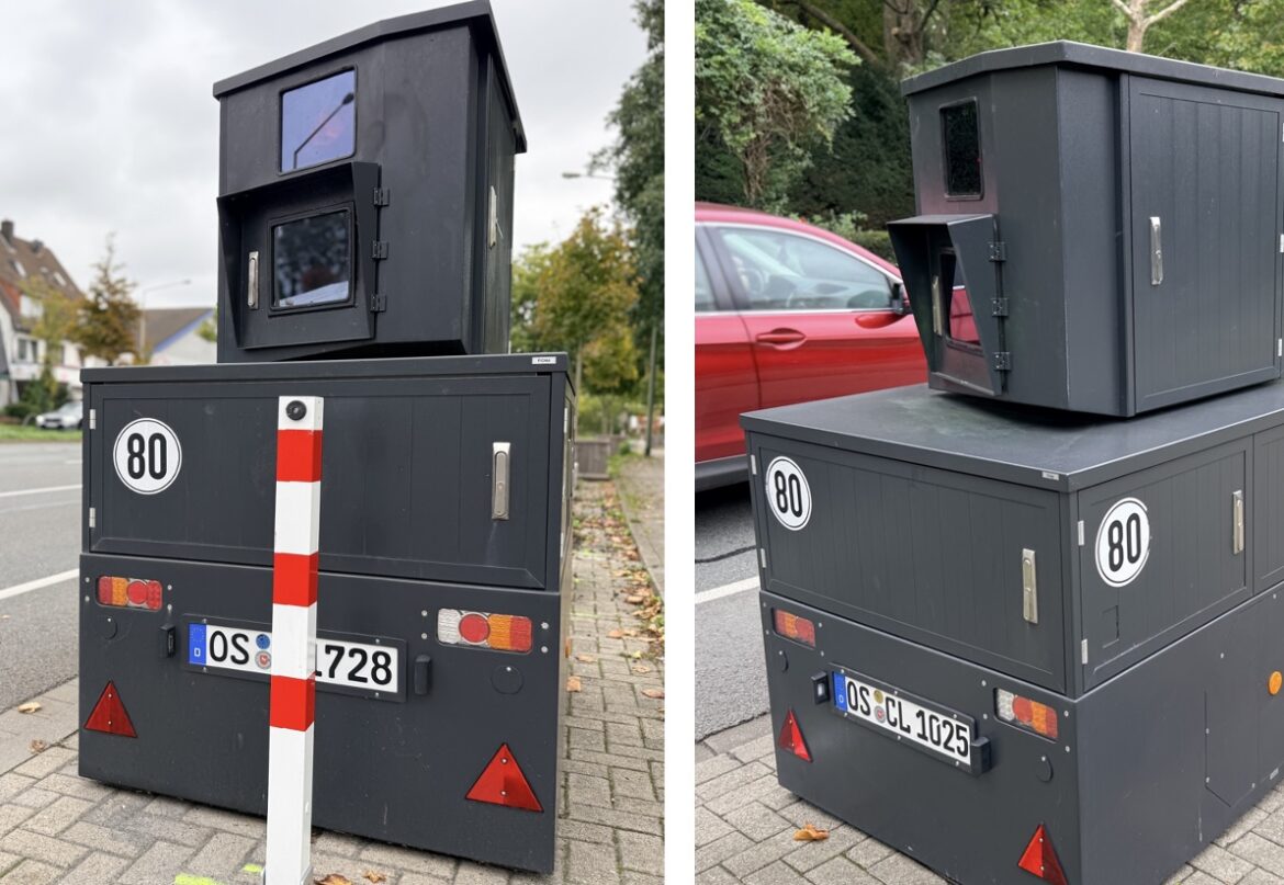 neue "Blitzer" an der Pagenstecherstraße