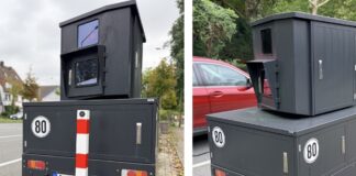 neue "Blitzer" an der Pagenstecherstraße