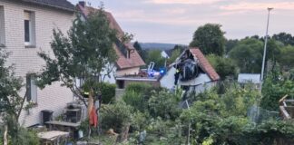 Unfallstelle in Bohmte bei Osnabrück