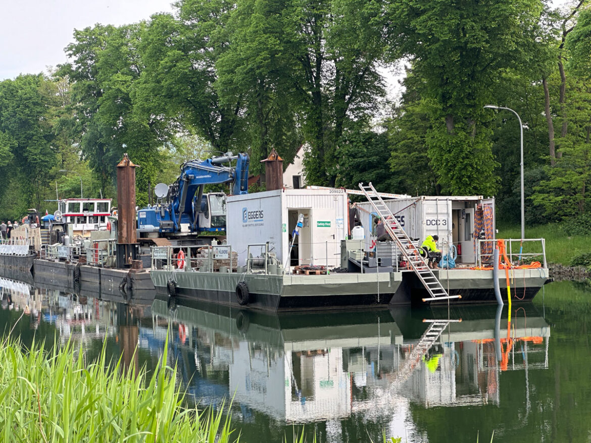 Bombenräumung im Stichkanal
