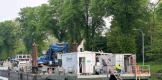 Bombenräumung im Stichkanal