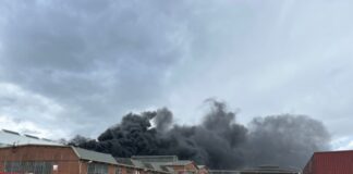 Brand auf KME-Gelände. / Foto: Polizei Osnabrück