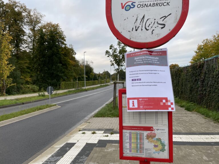 Umwege auf der Buslinie 10/20. / Foto: Dominik Lapp