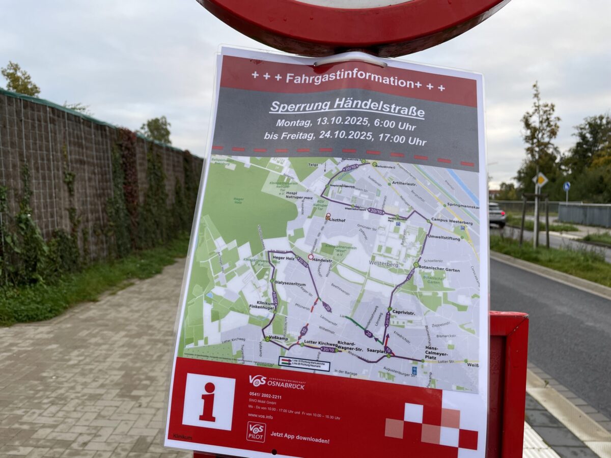 Umwege auf der Buslinie 10/20. / Foto: Dominik Lapp