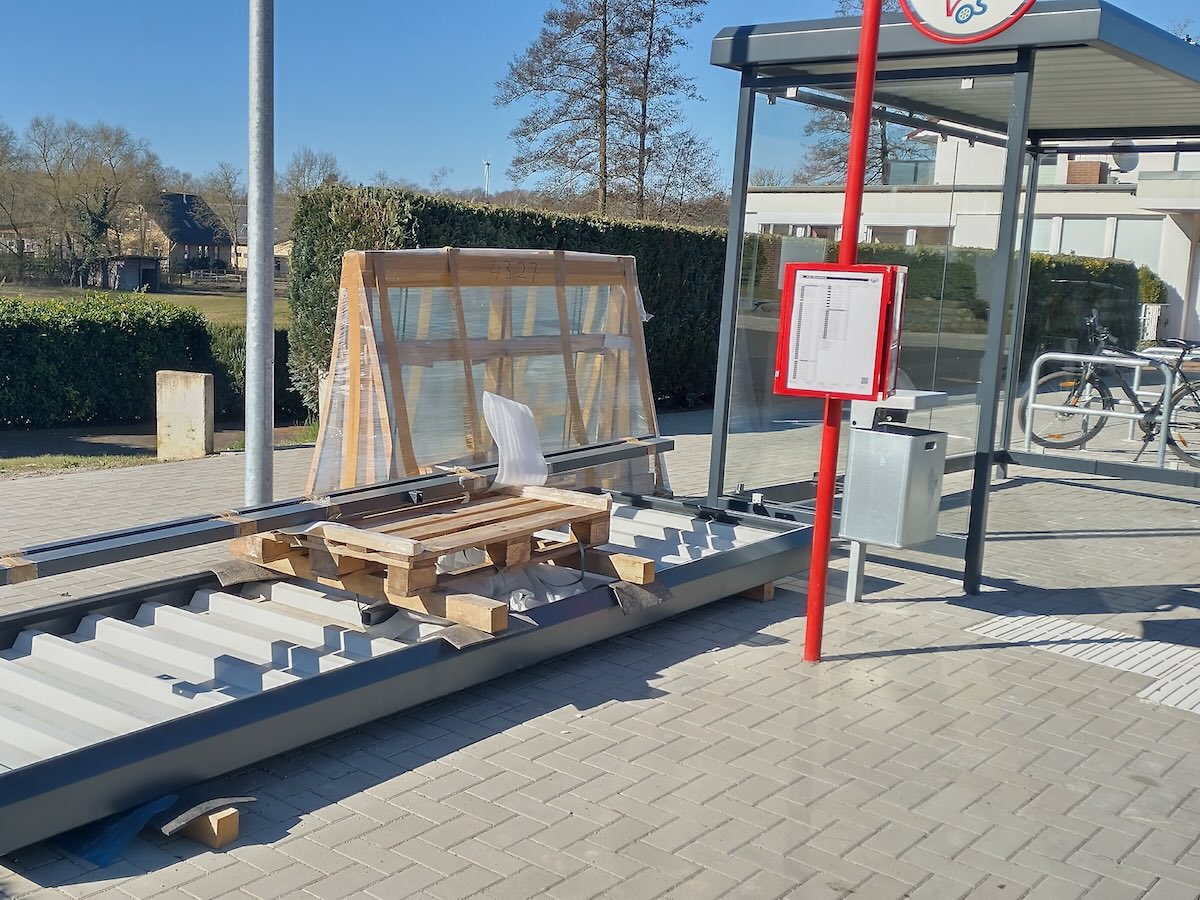 Neue Bushaltestelle in Wallenhorst