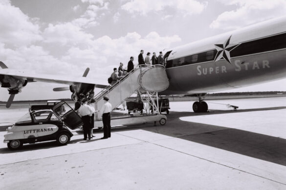 Mit Schwertransport über die A1: Die "Königin der Lüfte" wird bald am FMO umlackiert