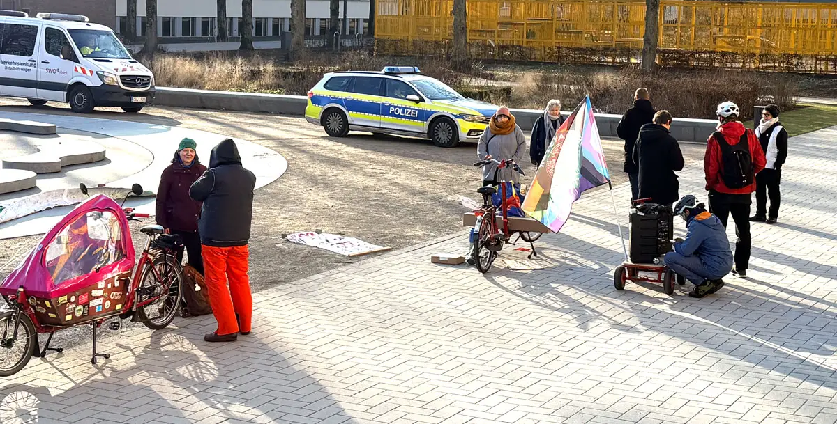 Demo von Fridays for Future im Osnabrücker Schlossgarten am 15.02.2026 / Foto: Pohlmann