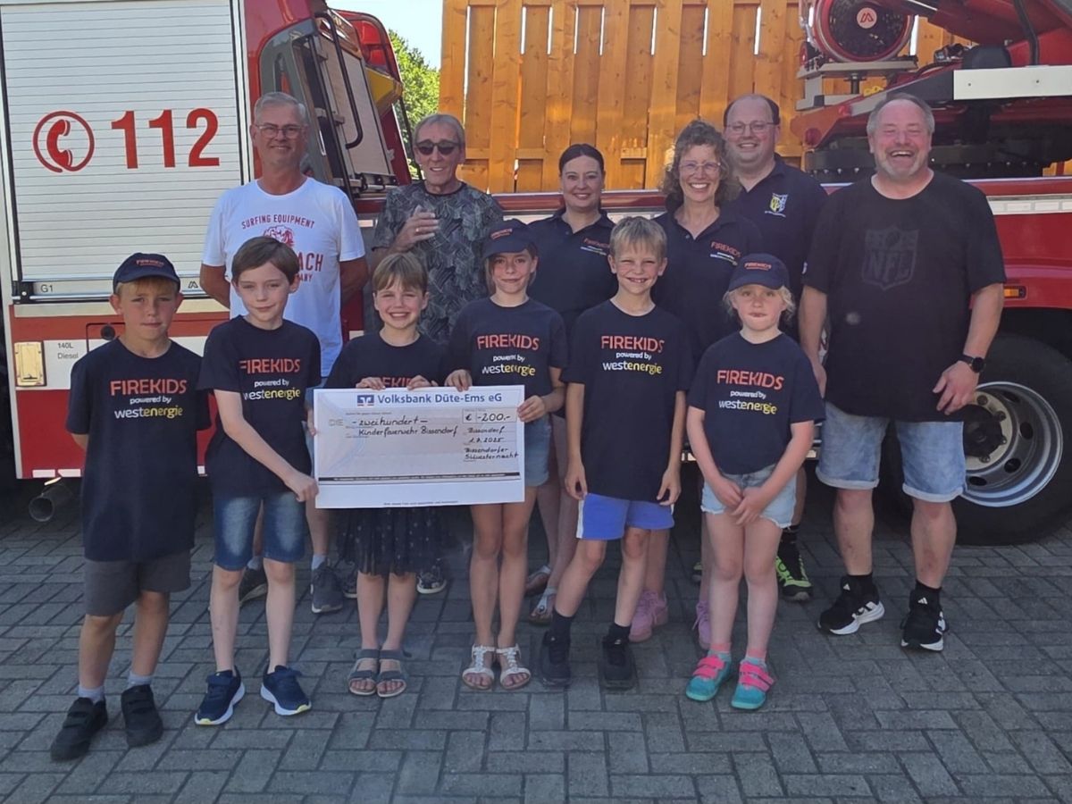 Die Erlöse der 2. Bissendorfer Silvesternacht für gute Zwecke gespendet. / Foto: FC Bissendorf