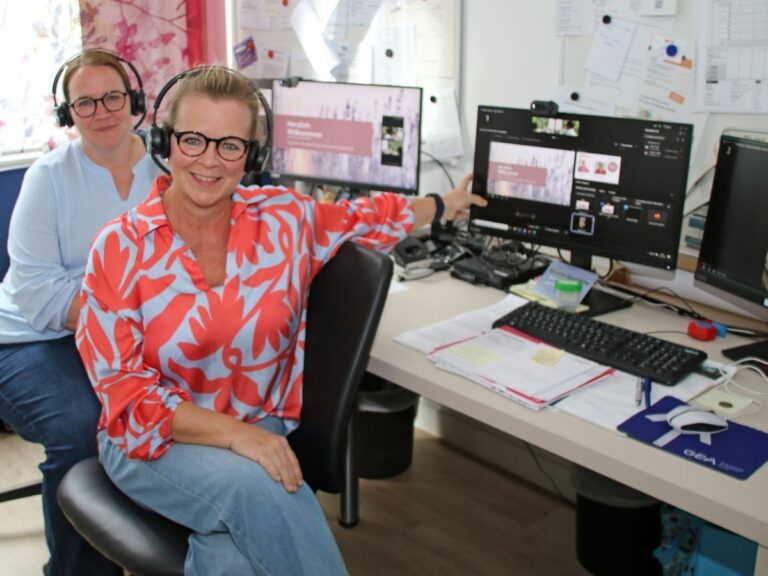 Digitaler Infoabend Kreißsaal. / Foto: Klinikum Osnabrück