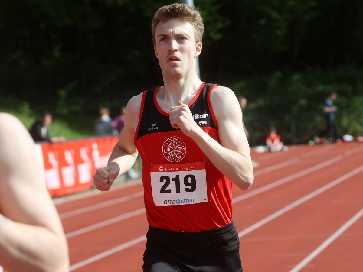 Goldregen und Stadtrekord: Leichtathleten aus Osnabrück glänzen bei Norddeutschen Meisterschaften Andre Rohling (LG Osnabrück). / Foto: Dirk Gantenberg (LG Osnabrück)