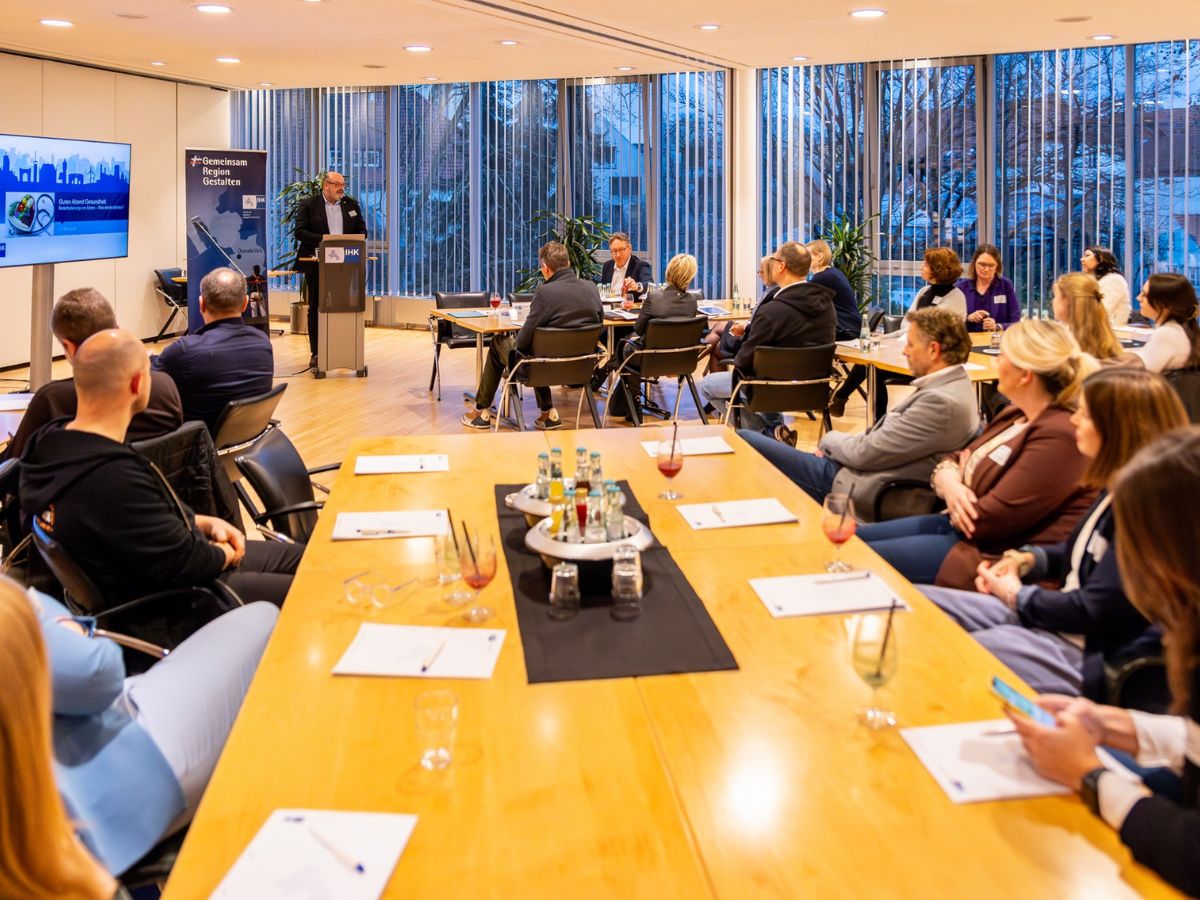 "Guten Abend Gesundheit" in der IHK zum Thema Ärzteversorgung