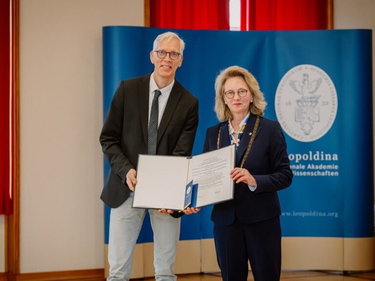 Leopoldina-Präsidentin Prof. Rockenbach und Prof. Ungermann.
